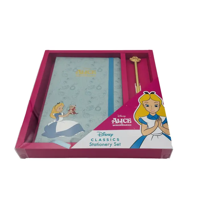 ALICE IN WONDERLAND - Zestaw Premium A5 Notatnik + Długopis