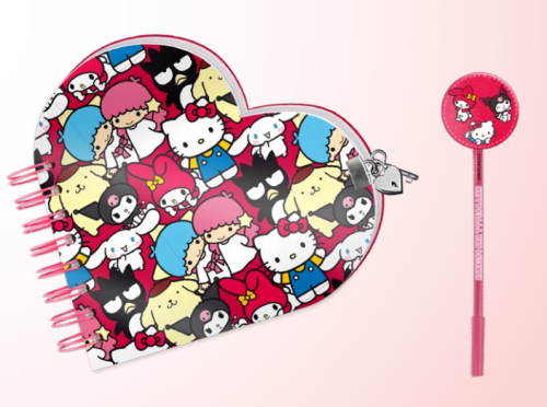 HELLO KITTY & Friends - Pudełko upominkowe - Sekretny pamiętnik + długopis