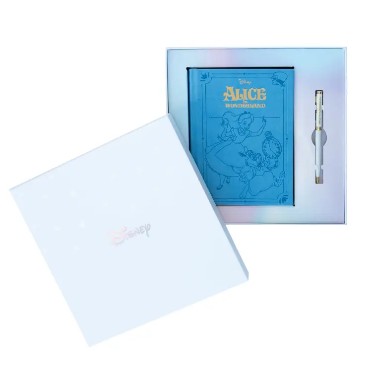 ALICE IN WONDERLAND - Pudełko upominkowe A5 Premium Notatnik + Długopis