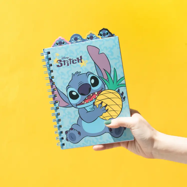 STITCH - Notatnik z przegródkami - Rozmiar A5