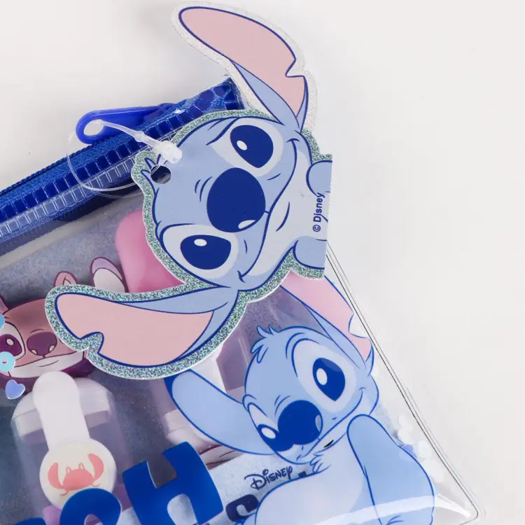 STITCH & ANGEL - Zestaw 4 mini zakreślaczy "głowa"