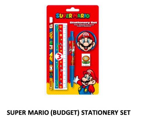 NINTENDO - Super Mario - Zestaw artykułów piśmiennych