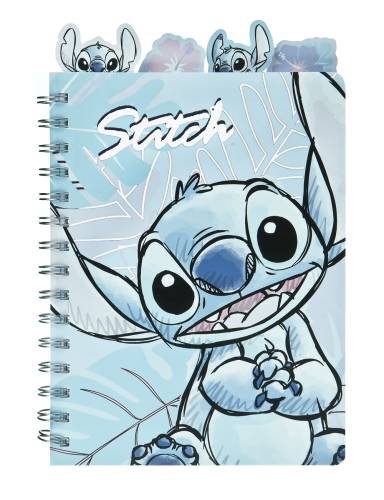 STITCH - Watercolor - Notatnik A5 + 4 przekładki