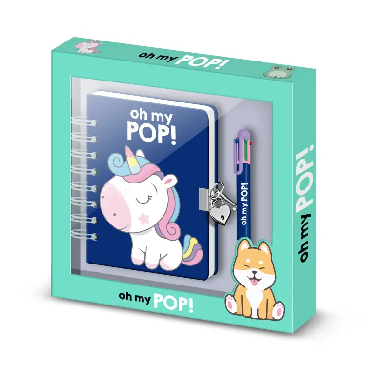 OH MY POP - Sweety - pudełko upominkowe - pamiętnik + długopis