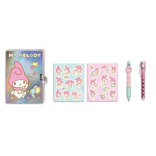 MY MELODY - Pamiętnik w pudełku z zamkiem i akcesoriami