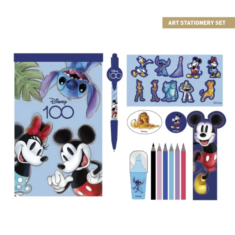 DISNEY 100 YEARS - Pudełko na artykuły papiernicze - 12 szt.