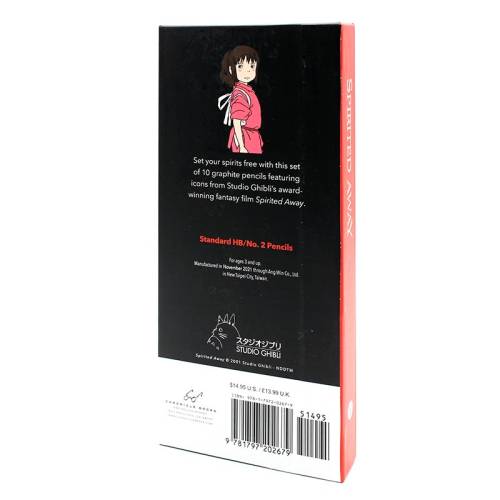 STUDIO GHIBLI - Spirited Away - Zestaw ołówków do papieru