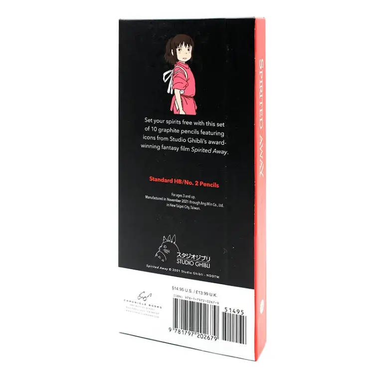 STUDIO GHIBLI - Spirited Away - Zestaw ołówków do papieru