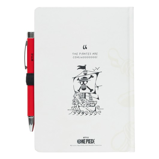 ONE PIECE NETFLIX - notatnik + długopis z projektorem - rozmiar A5