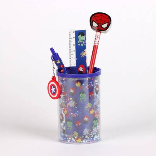AVENGERS - Zestaw artykułów piśmiennych - Piórnik + 3 szt.