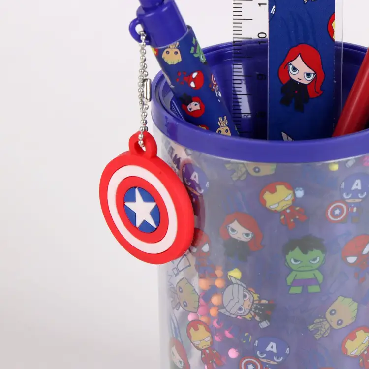 AVENGERS - Zestaw artykułów piśmiennych - Piórnik + 3 szt.