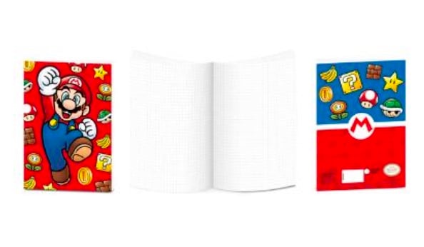 NINTENDO - Super Mario - Zeszyt ćwiczeń A5