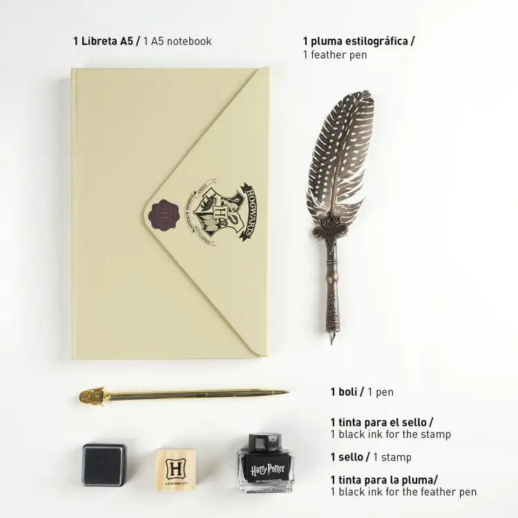 HARRY POTTER - List - zestaw do kaligrafii i papeterii