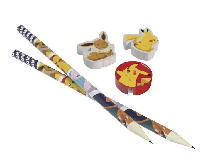 POKEMON - Zestaw artykułów piśmiennych - 5 szt.