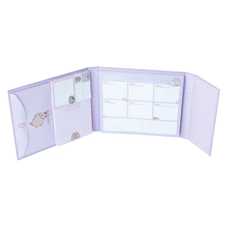 PUSHEEN - Planer tygodniowy + notes blokowy