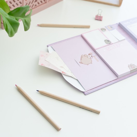 PUSHEEN - Planer tygodniowy + notes blokowy