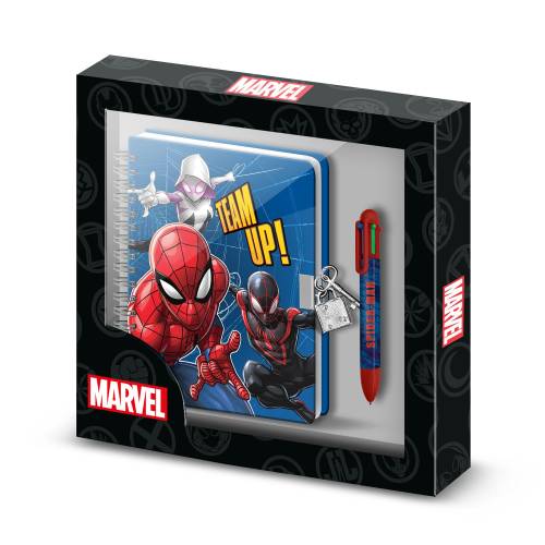 SPIDERMAN - pudełko upominkowe - pamiętnik + długopis