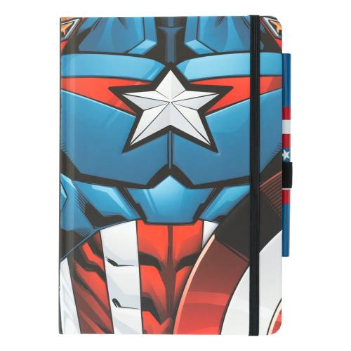 CAPTAIN AMERICA - notatnik A5 Premium + długopis