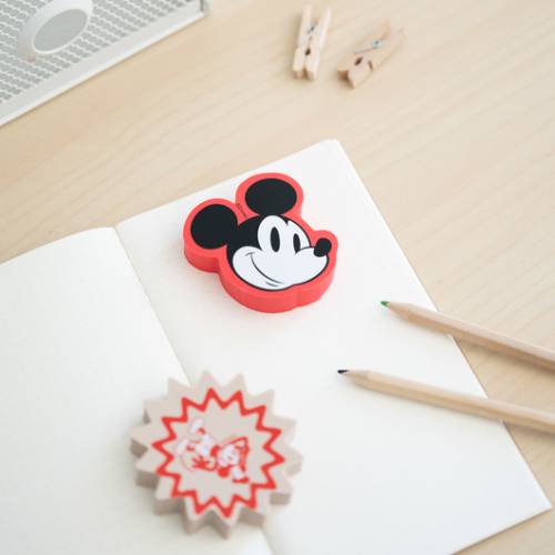 MICKEY - Zestaw 2 gumek Jumbo