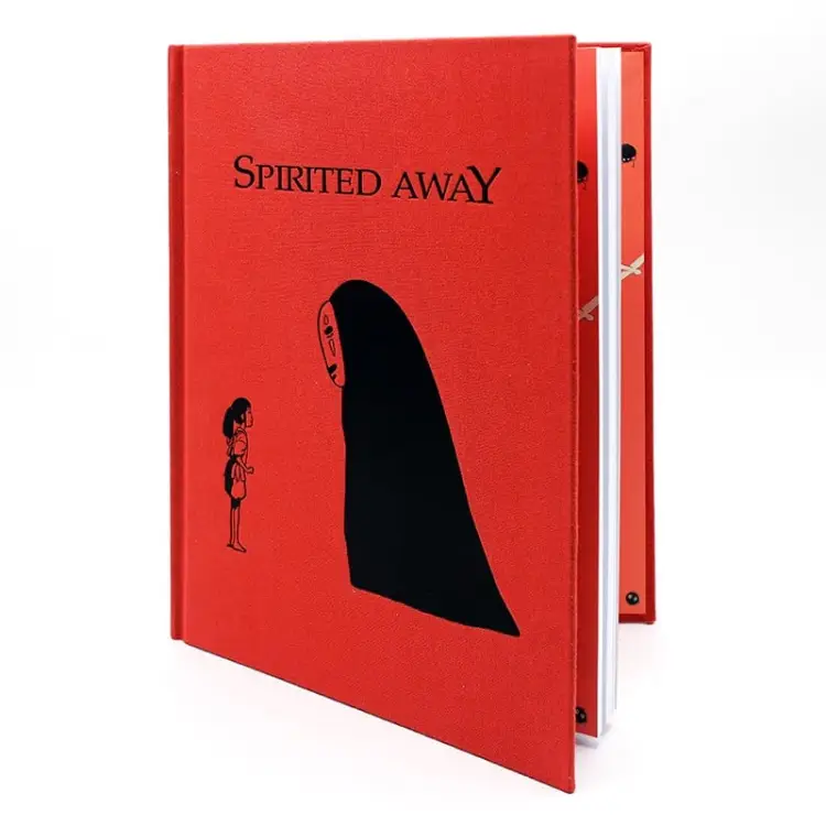 SPIRITED AWAY - Chihiro i No Face - Szkicownik na tkaninie