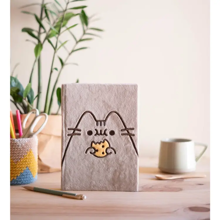 PUSHEEN - Premium Plush Notebook - Rozmiar A5
