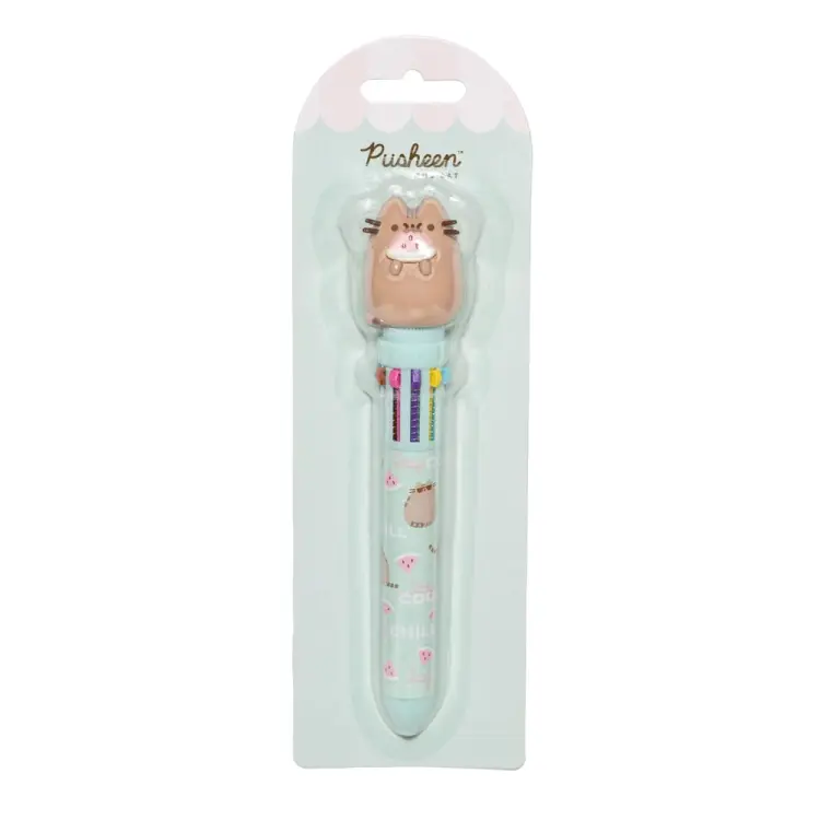 PUSHEEN - Foodie Collection - 10 kolorów długopisów 3D Topper