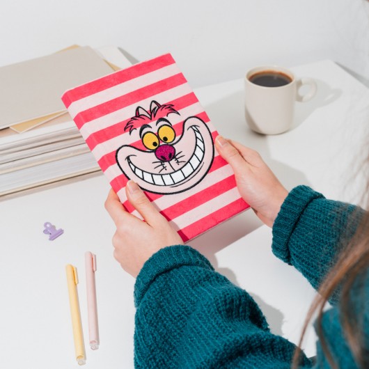 ALICE - Cheshire Cat - Premium Plush Notebook - Rozmiar A5