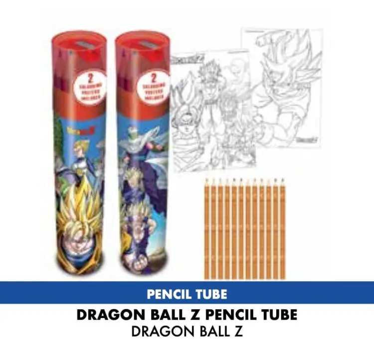 DRAGON BALL Z - Grupa - Piórnik tuba "2 plakaty w środku