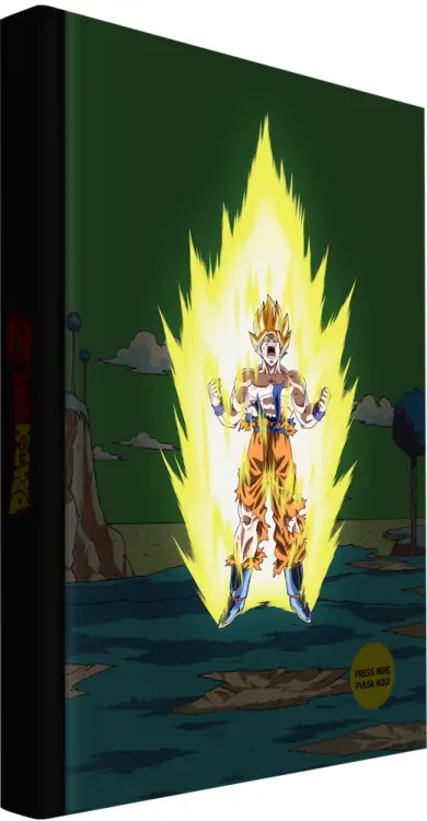 DRAGON BALL Z - Namek Final Battle - Notatnik z lampką "15x25x3cm"