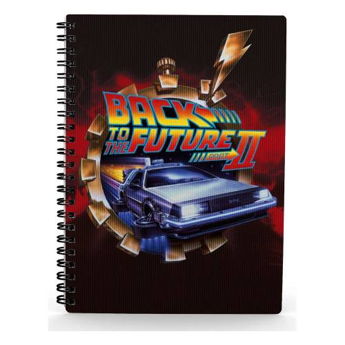 BACK TO THE FUTURE 2 - Notatnik 3D z efektem soczewkowym - A5