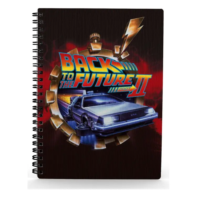 BACK TO THE FUTURE 2 - Notatnik 3D z efektem soczewkowym - A5
