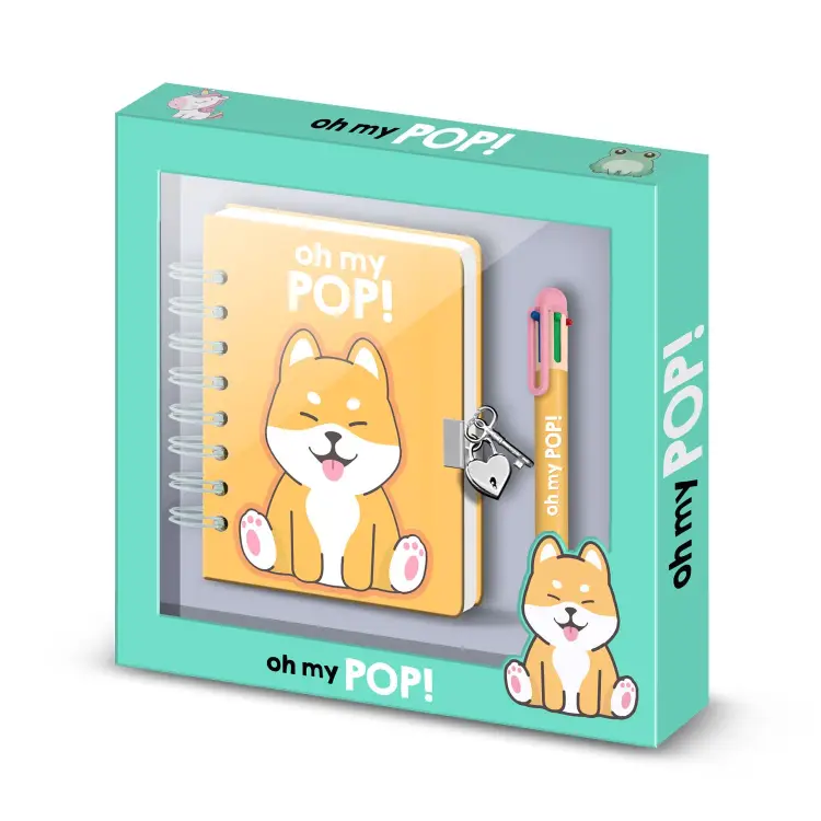 OH MY POP - Shiba - Pudełko upominkowe - Pamiętnik + długopis