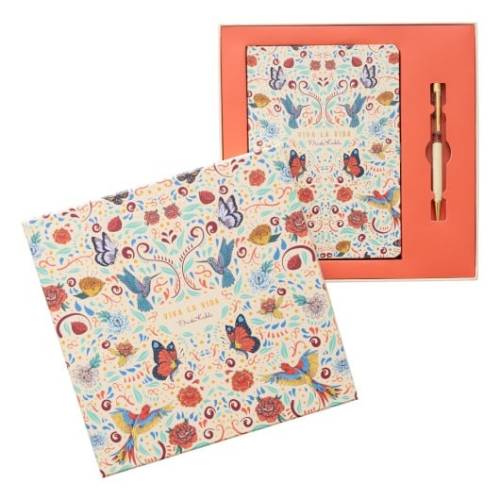 FRIDA KAHLO - Viva La Vida - Pudełko upominkowe A5 Notatnik Premium + Długopis