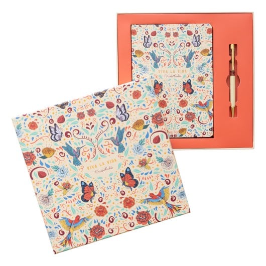 FRIDA KAHLO - Viva La Vida - Pudełko upominkowe A5 Notatnik Premium + Długopis