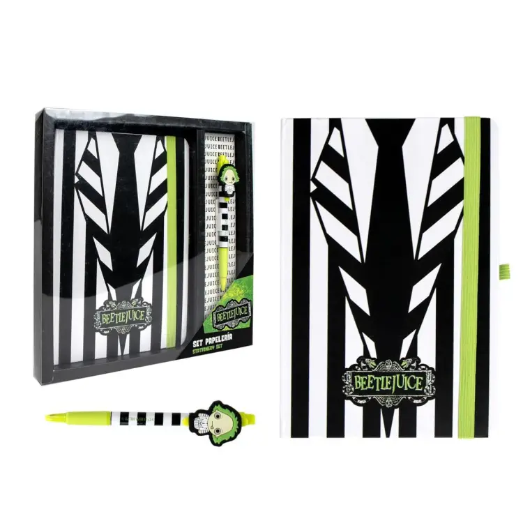 BEETLEJUICE - Zestaw Premium A5 notatnik + długopis