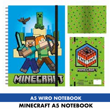 MINECRAFT - Notatnik A5 Wiro