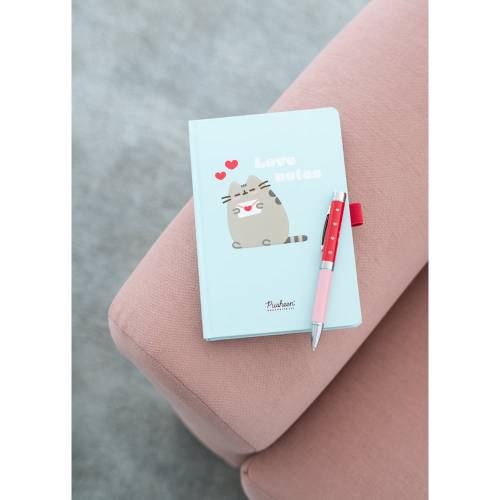 PUSHEEN - Love - Notatnik + długopis z projektorem - Rozmiar A5
