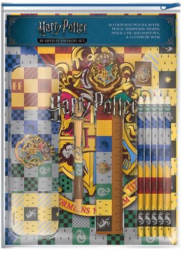 HARRY POTTER - Zestaw piśmienny ze zderzakiem - Herb domu