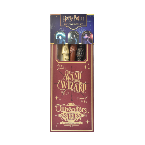 HARRY POTTER - Zestaw 3 długopisów z różdżką