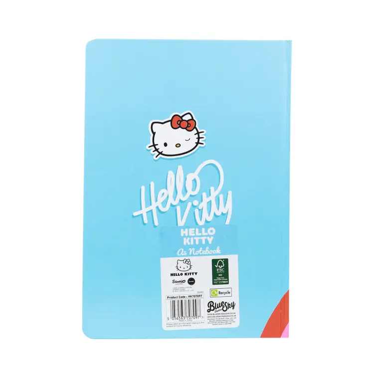 HELLO KITTY - Rainbow - Notatnik A5