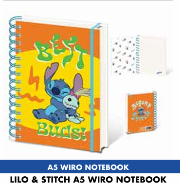 LILO & STITCH - Best Buds - Notatnik A5 Wiro