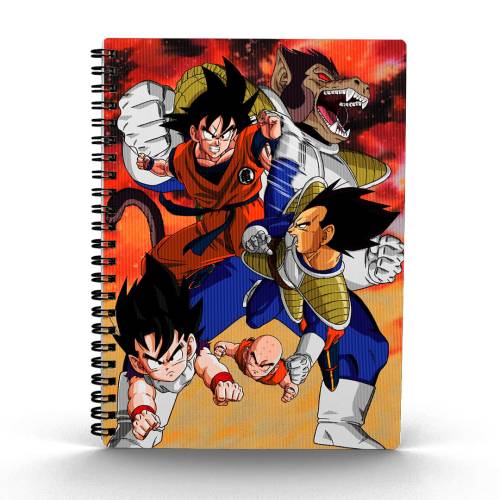 DRAGON BALL Z - Red - Notatnik 3D z efektem soczewkowym