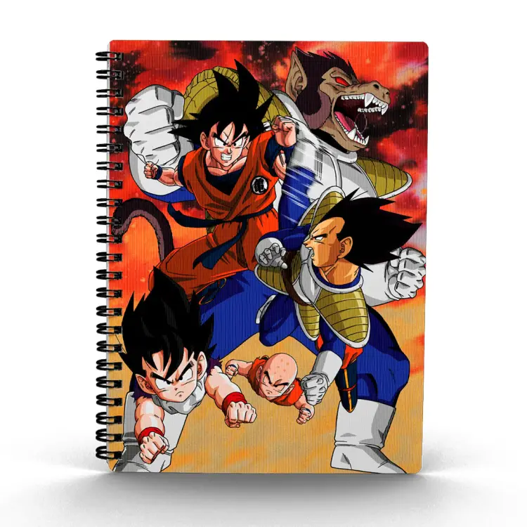 DRAGON BALL Z - Red - Notatnik 3D z efektem soczewkowym