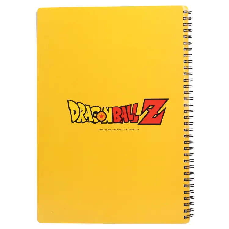 DRAGON BALL Z - Żółty - Notatnik 3D z efektem soczewkowym