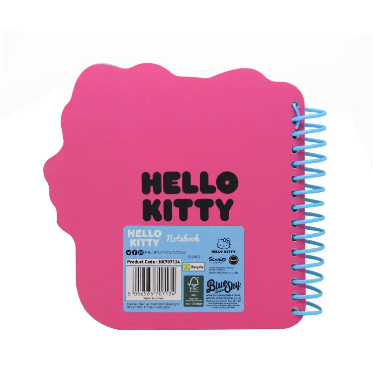 HELLO KITTY - Notatnik kształtowy