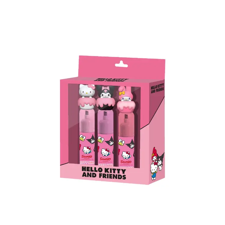 HELLO KITTY & Friends - Ciastko - Zestaw 3 zakreślaczy
