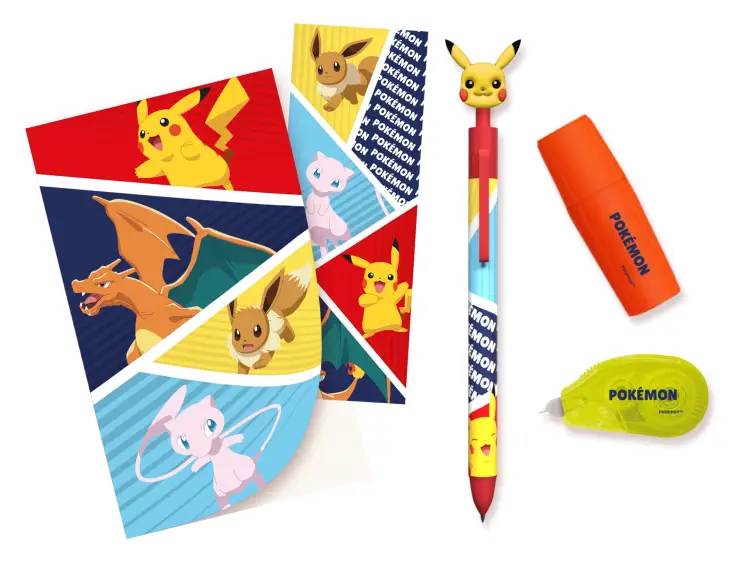 POKEMON - Zestaw piśmienny z notatnikiem - 5 szt.