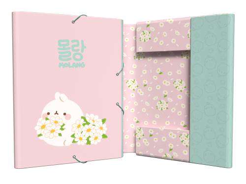 MOLANG - Blossom - Segregator A4 Premium z klapkami i gumką