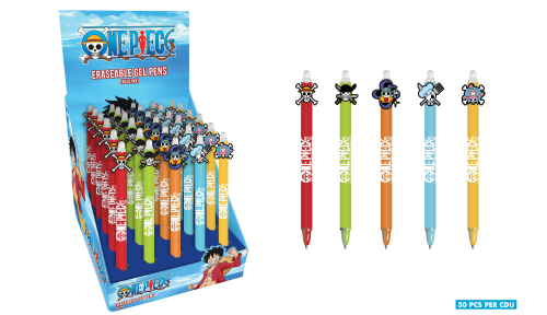 ONE PIECE - Długopis żelowy wymazywalny Head Topper (display 30 szt.)