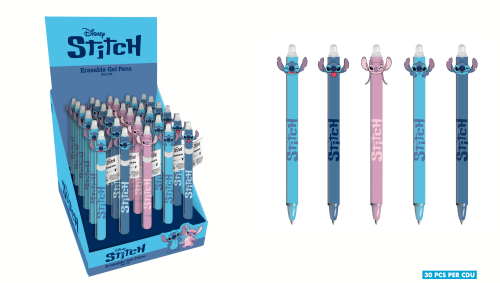STITCH - Długopis żelowy wymazywalny Head Topper (opakowanie 30 szt.)